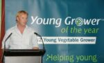 Young vegetable grower of the year PIC